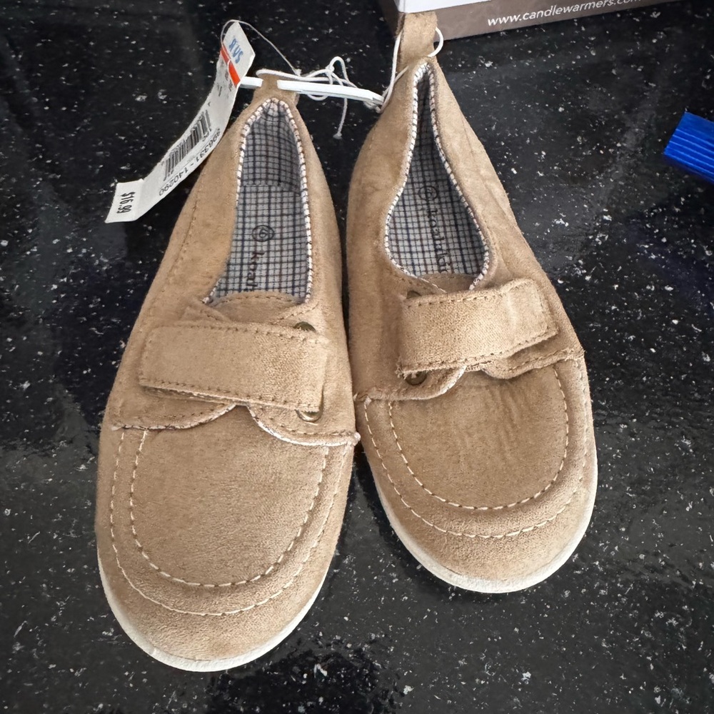 Tan Suede Loafers